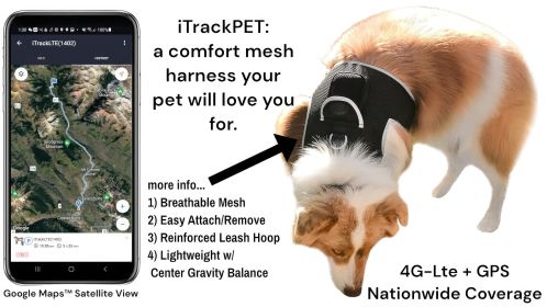 Consistent Realtime Mini Cat Dog GPS Tracking Collar Waterproof Device Size:XL
